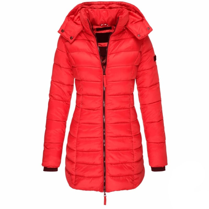 Doudoune Longue à Capuche pour Femme - WinterGlam