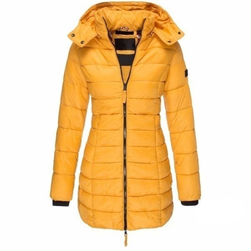 Doudoune Longue à Capuche pour Femme - WinterGlam