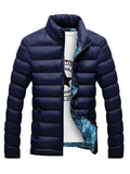 Veste Homme Imperméable avec Doublure Intérieure Chauffante