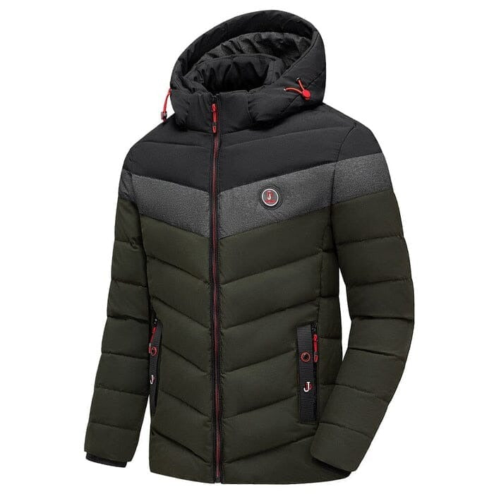 Veste Homme Thermique en Coton à Capuche - ArcticGuard