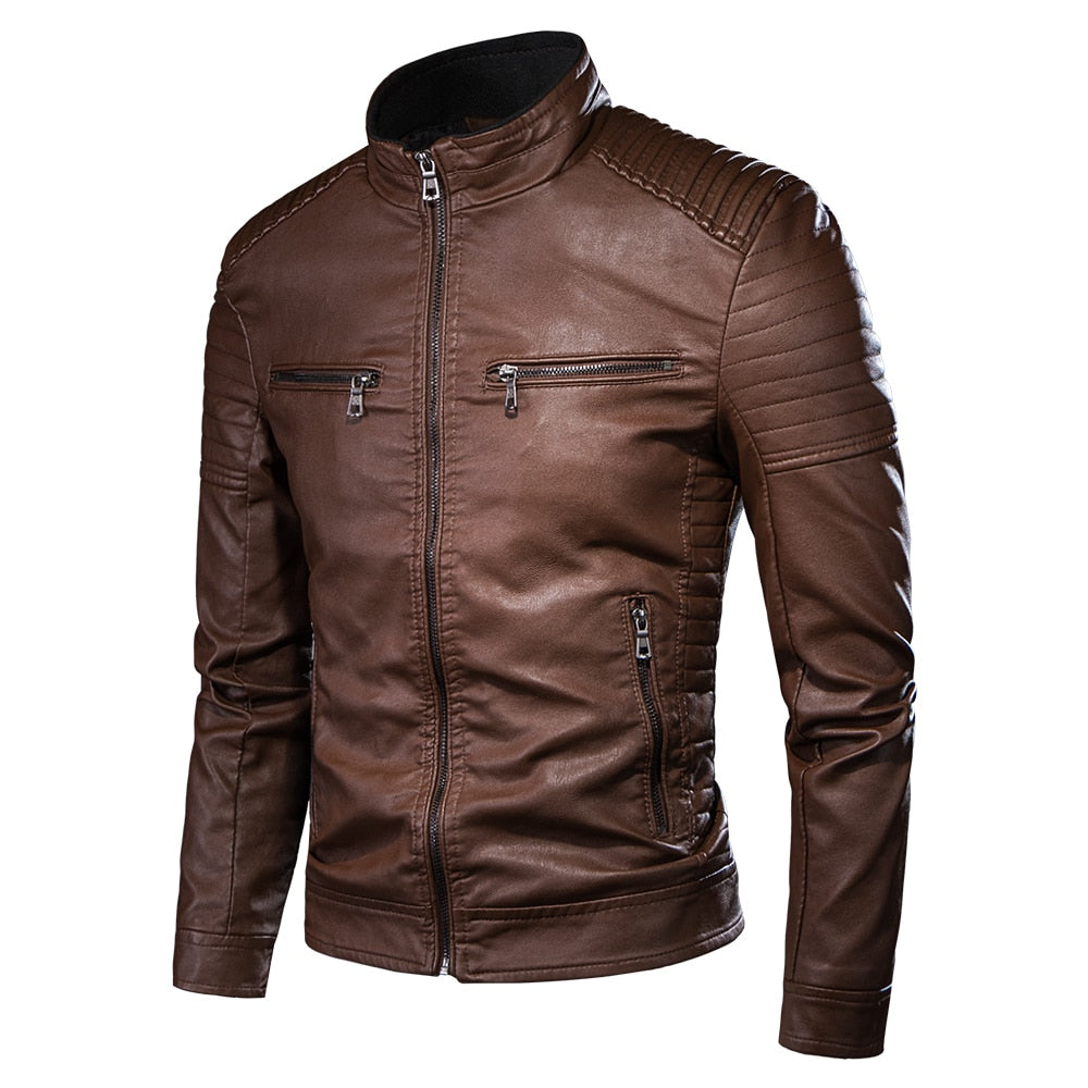 Veste en Cuir Élégante - ClassyJacket