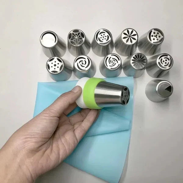 Kit Douilles de Pâtisserie Formes de Fleurs