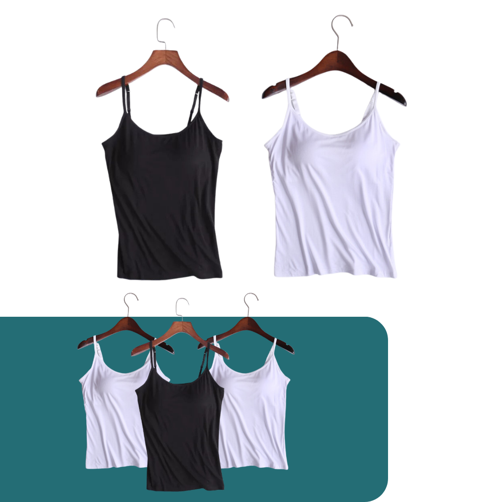 Kit Tops Femme avec Soutien-Gorge Intégré - ComfortStyle - Achetez-en 2, recevez-en 5