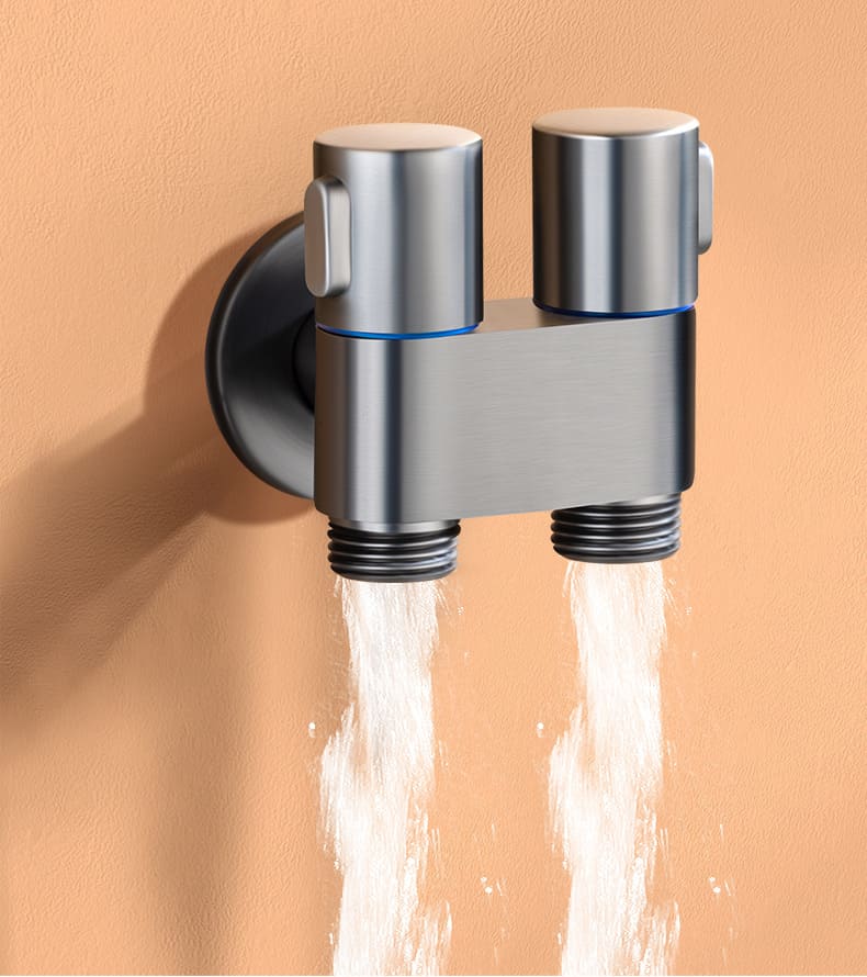 Kit Complet Douchette Hygiénique avec Dérivation pour Réservoir de Chasse d'Eau