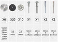 Kit de Disques de Coupe Diamantés 42 Pièces