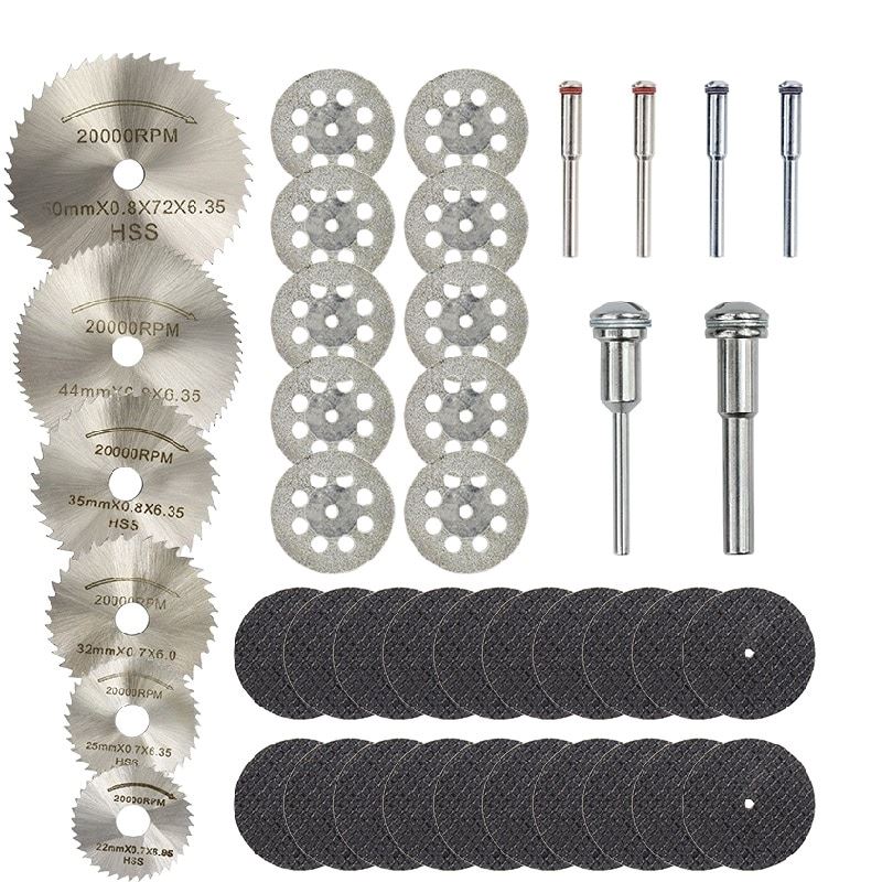 Kit de Disques de Coupe Diamantés 42 Pièces