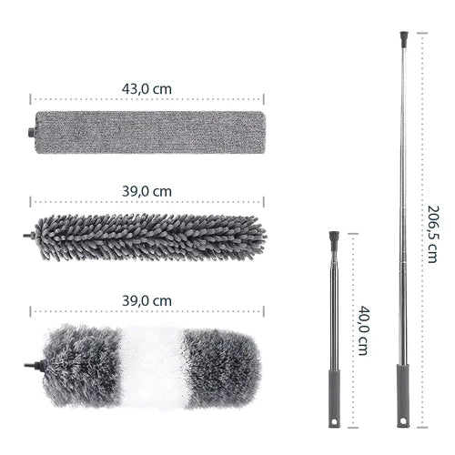 Kit Plumeau Microfibre avec Manche Extensible