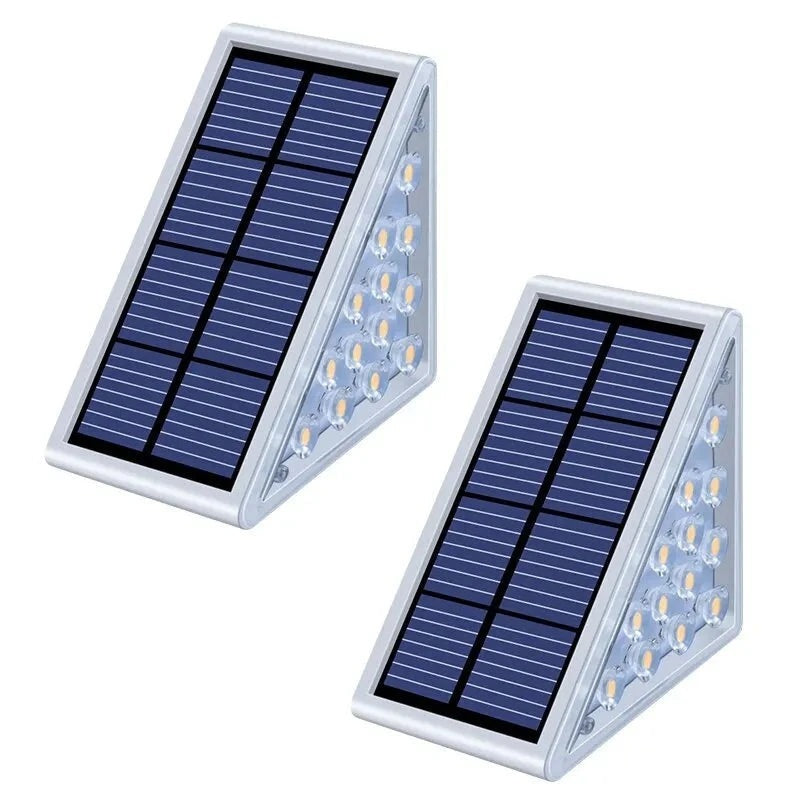 Kit Lumières LED Solaires pour Escalier Extérieur Étanches - StepGlow