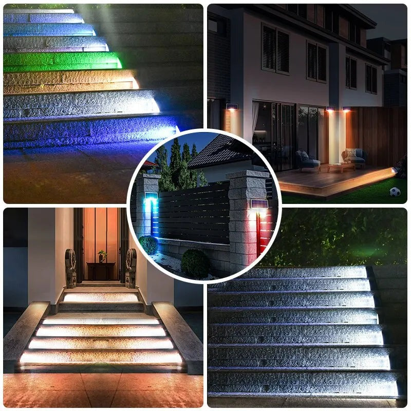 Kit Lumières LED Solaires pour Escalier Extérieur Étanches - StepGlow