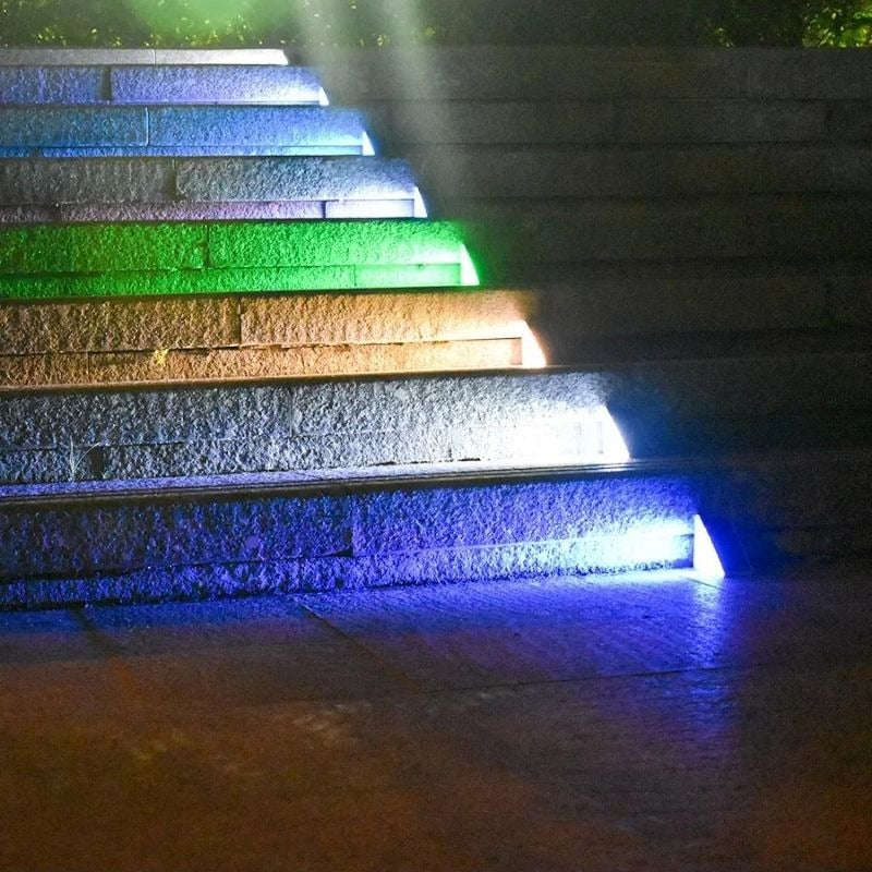 Kit Lumières LED Solaires pour Escalier Extérieur Étanches - StepGlow