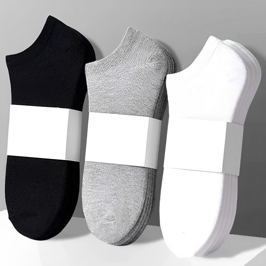 Kit Chaussettes Courtes Respirantes - Achetez-en 5, recevez-en 10