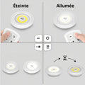 Kit de 5 Luminaires LED avec Télécommande