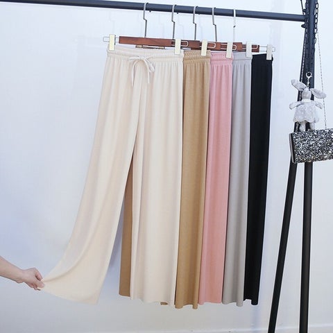 Kit de 3 Pantalons Sutileza en Soie Glacée - Nouvelle Tendance Mode Printemps-Été