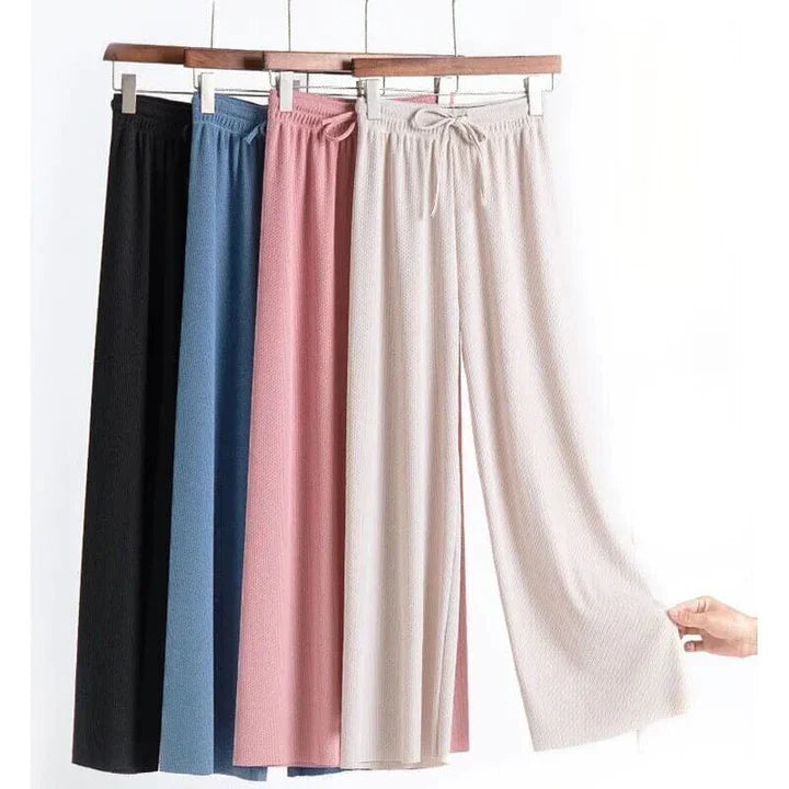 Kit de 3 Pantalons Sutileza en Soie Glacée - Nouvelle Tendance Mode Printemps-Été