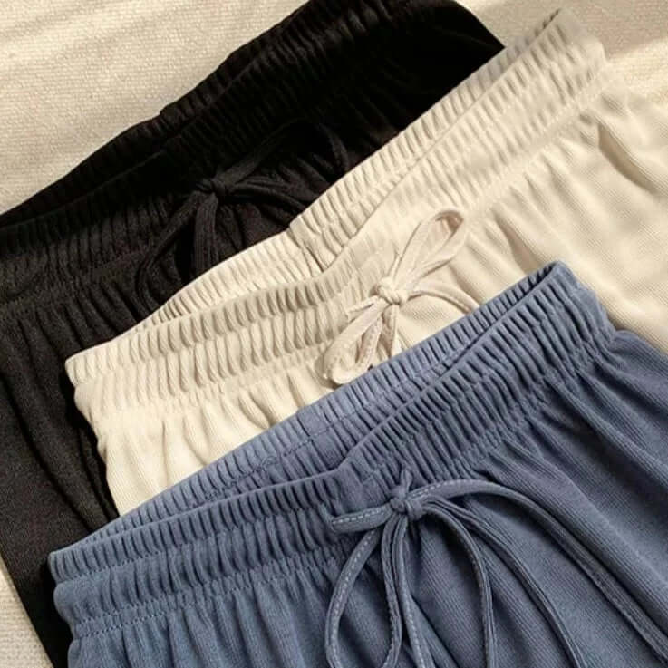 Kit de 3 Pantalons Sutileza en Soie Glacée - Nouvelle Tendance Mode Printemps-Été