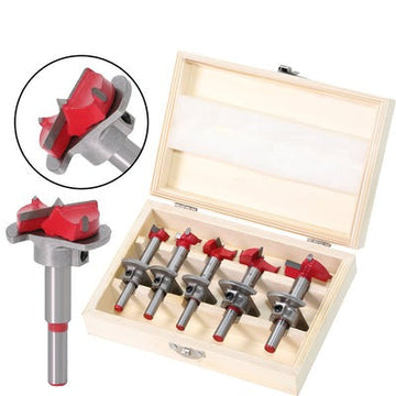 Kit de 5 Forets en Acier pour Perçage du Bois