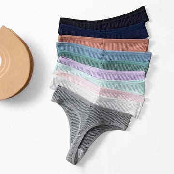Kit de 10 Culottes Sensuelles et Confortables en Coton -  SoftComfort