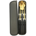 Kit de couverts portable 3 pièces en acier inoxydable