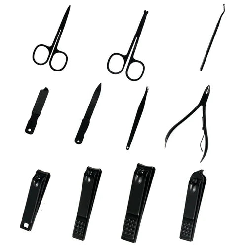 Kit de Manucure Homme Professionnel en Acier Inoxydable