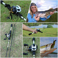 Kit de Pêche Moulinet Premium 10 Roulements + Canne Premium