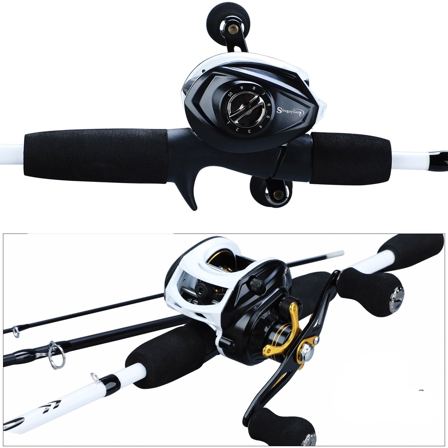 Kit de Pêche Moulinet Premium 10 Roulements + Canne Premium