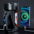 Lampe Torche Rechargeable à Énergie Solaire avec Batterie Externe Intégrée