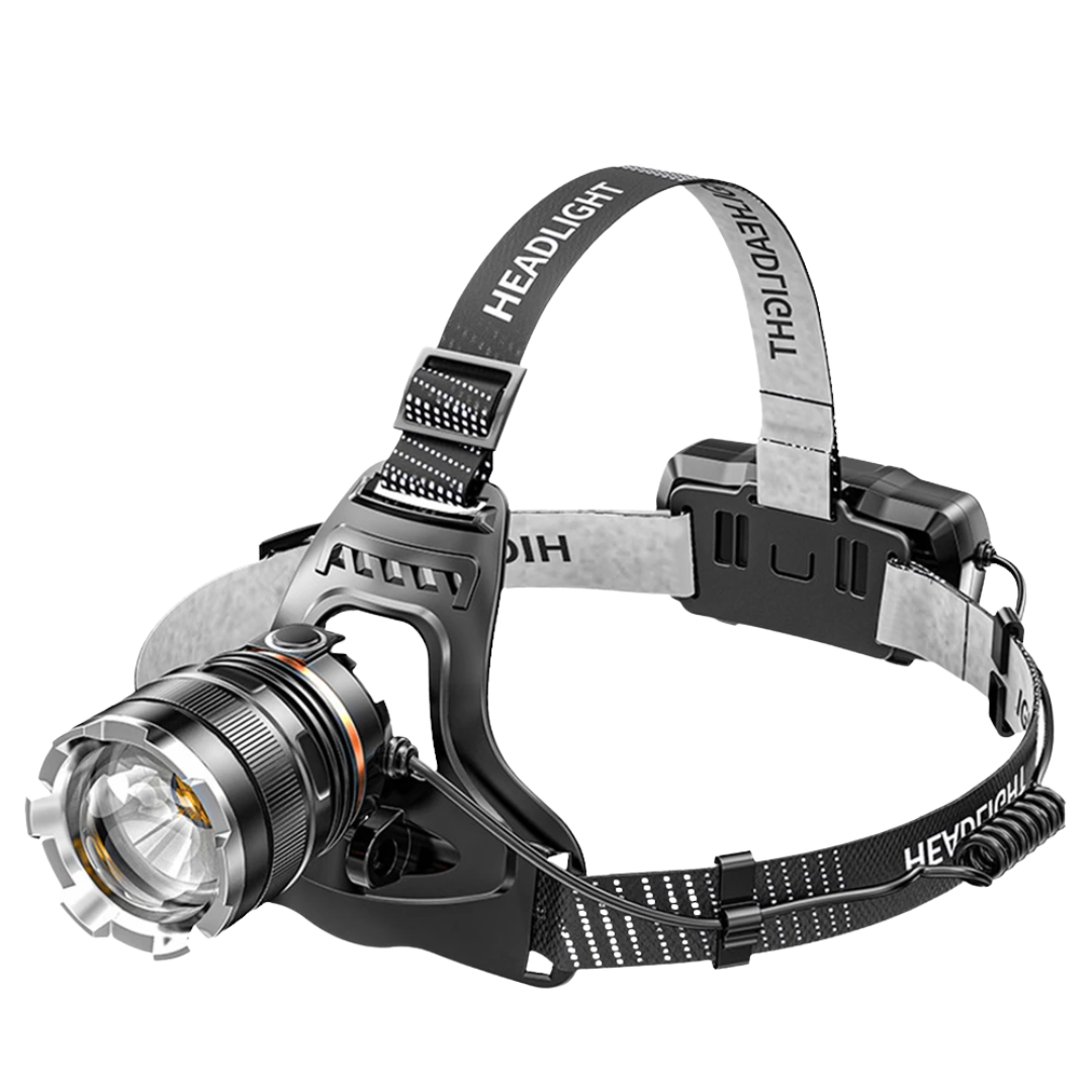 Lampe Frontale Zoom Ultra Puissante - Rechargeable USB