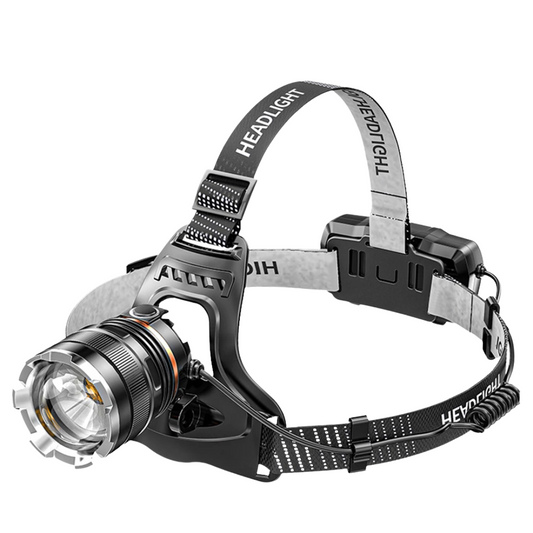 Lampe Frontale Zoom Ultra Puissante - Rechargeable USB