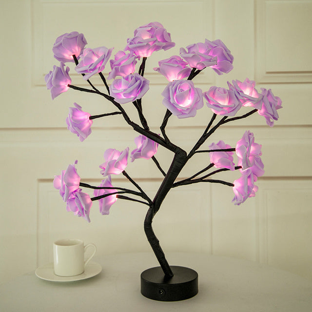Lampe Arbre de Roses Éternelles - ForeverGlow