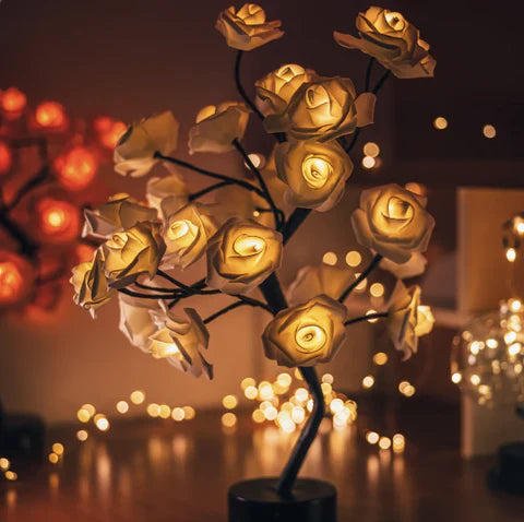 Lampe Arbre de Roses Éternelles - ForeverGlow