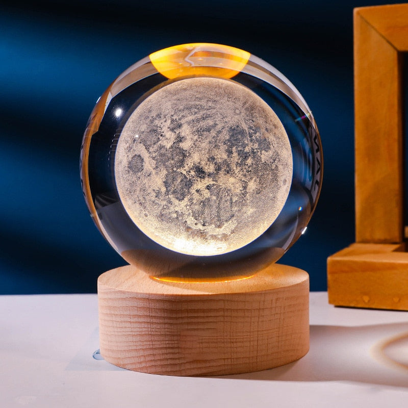 Lampe Décorative Spatiale 3D - Cosmic Glow