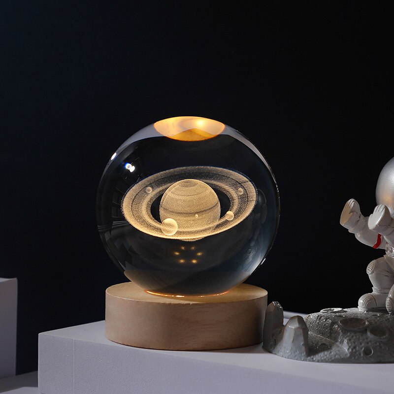 Lampe Décorative Spatiale 3D - Cosmic Glow