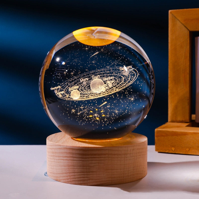 Lampe Décorative Spatiale 3D - Cosmic Glow