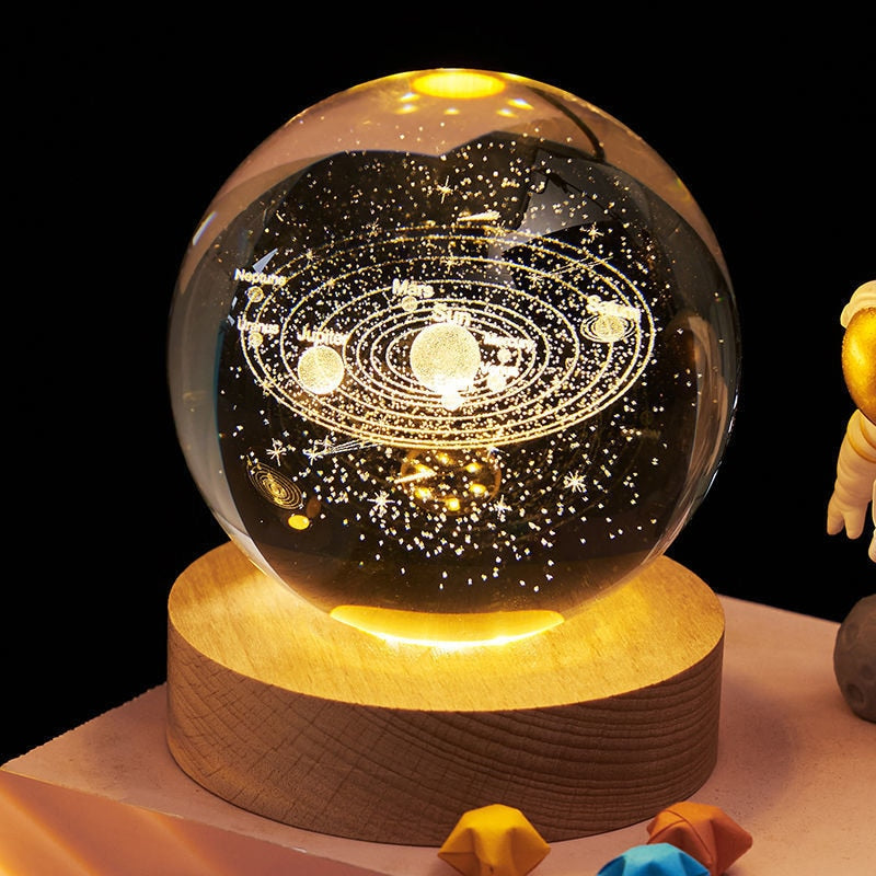 Lampe Décorative Spatiale 3D - Cosmic Glow