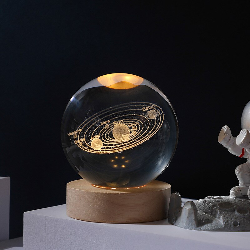 Lampe Décorative Spatiale 3D - Cosmic Glow