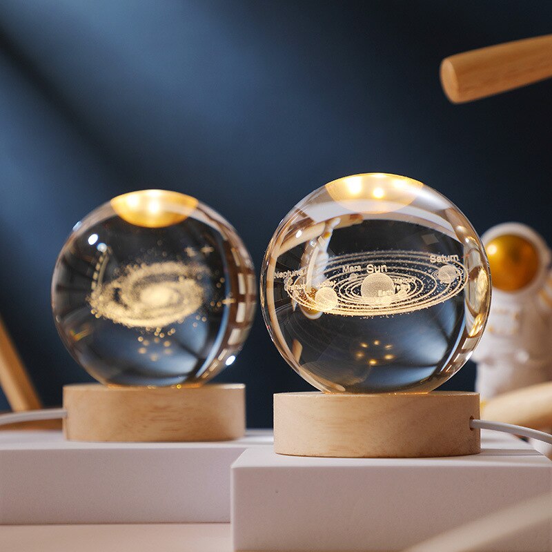 Lampe Décorative Spatiale 3D - Cosmic Glow