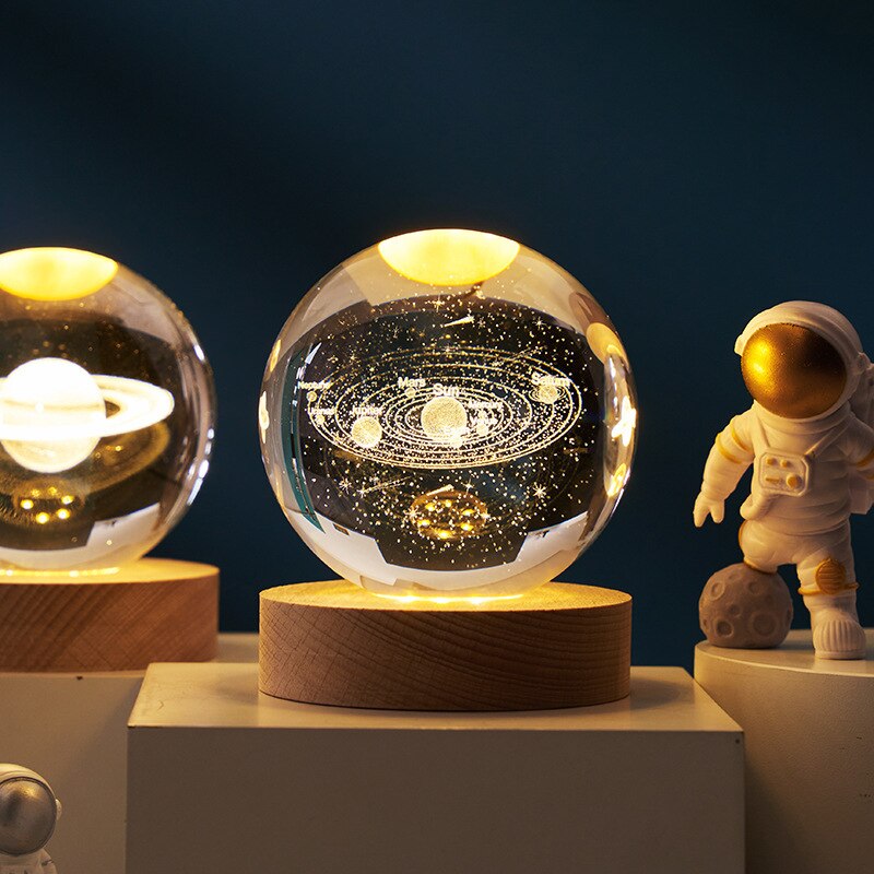 Lampe Décorative Spatiale 3D - Cosmic Glow