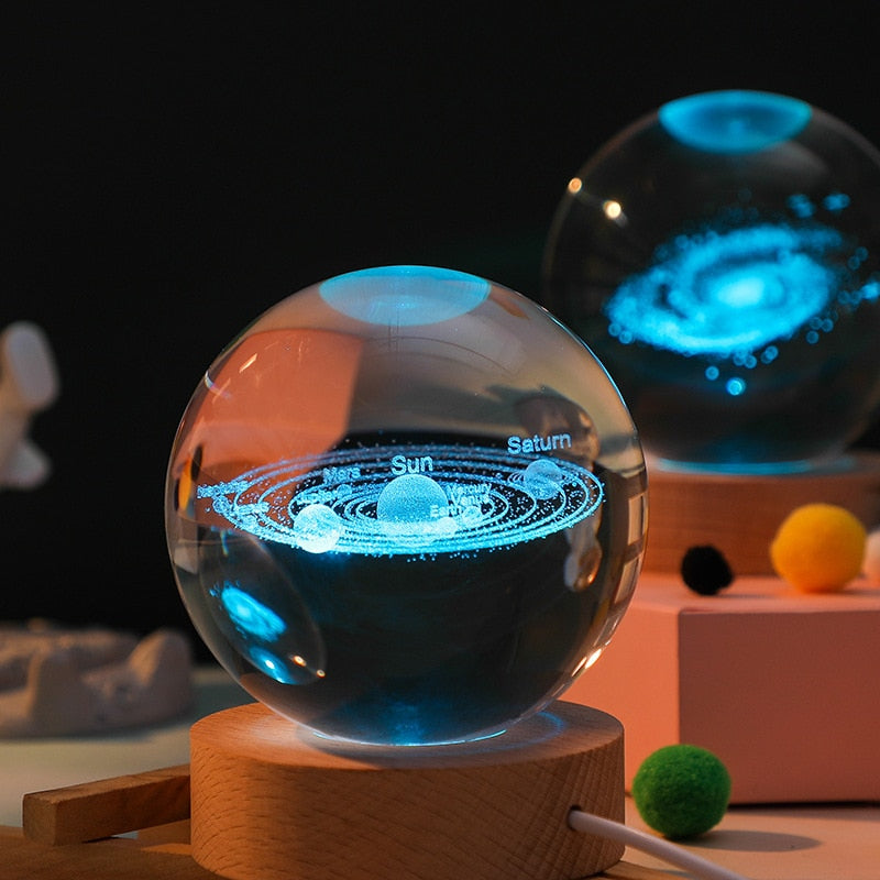 Lampe Décorative Spatiale 3D - Cosmic Glow