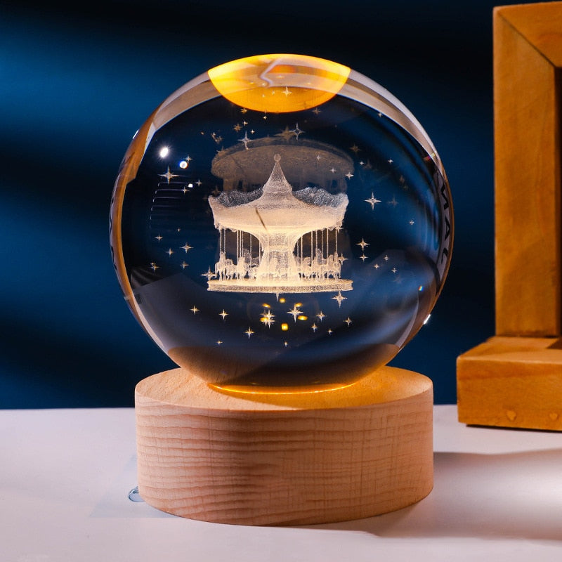 Lampe Décorative Spatiale 3D - Cosmic Glow