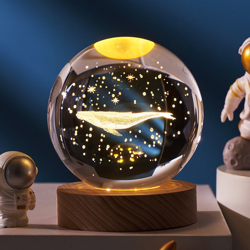 Lampe Décorative Spatiale 3D - Cosmic Glow