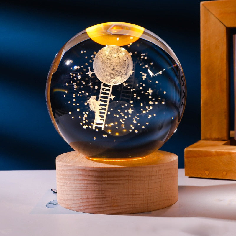 Lampe Décorative Spatiale 3D - Cosmic Glow