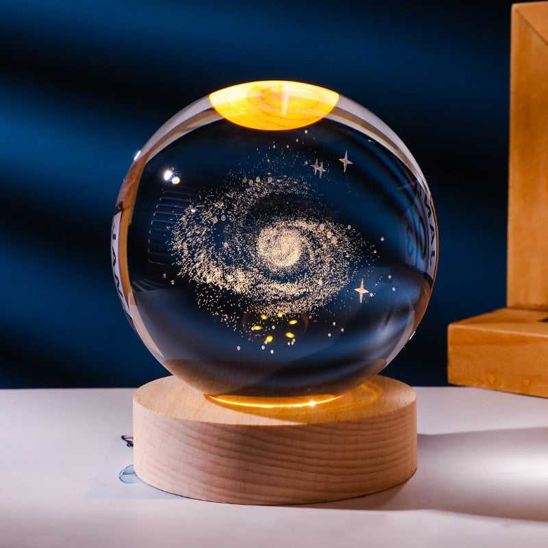 Lampe Décorative Spatiale 3D - Cosmic Glow