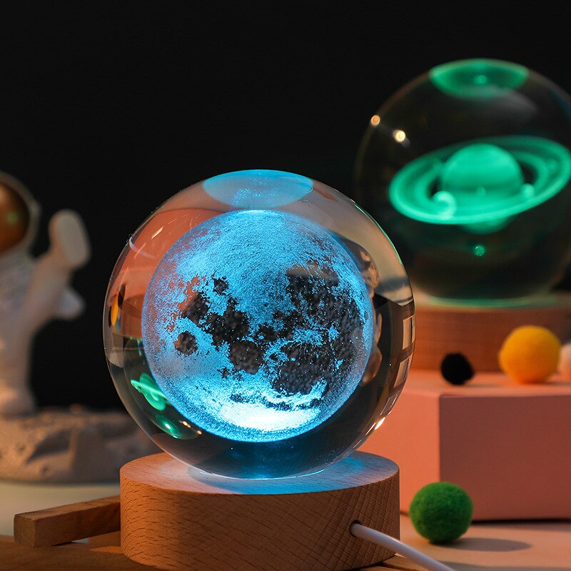 Lampe Décorative Spatiale 3D - Cosmic Glow