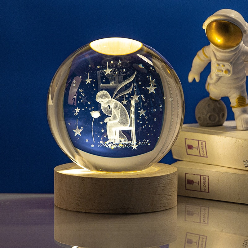 Lampe Décorative Spatiale 3D - Cosmic Glow