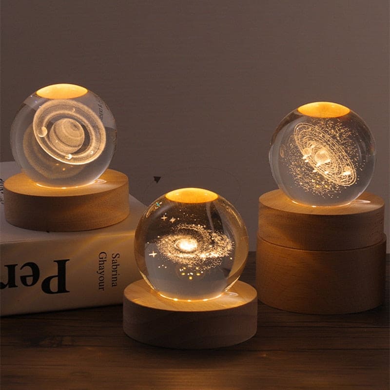 Lampe Décorative Spatiale 3D - Cosmic Glow