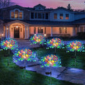 Lampe LED Solaire Feux d'Artifice de Jardin