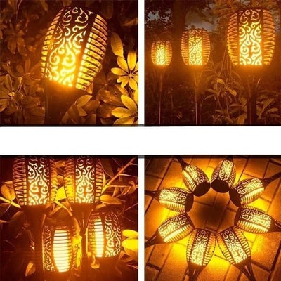Lampe Torche LED Solaire Étanche - FireGlow