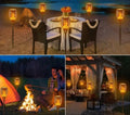 Lampe Torche LED Solaire Étanche - FireGlow