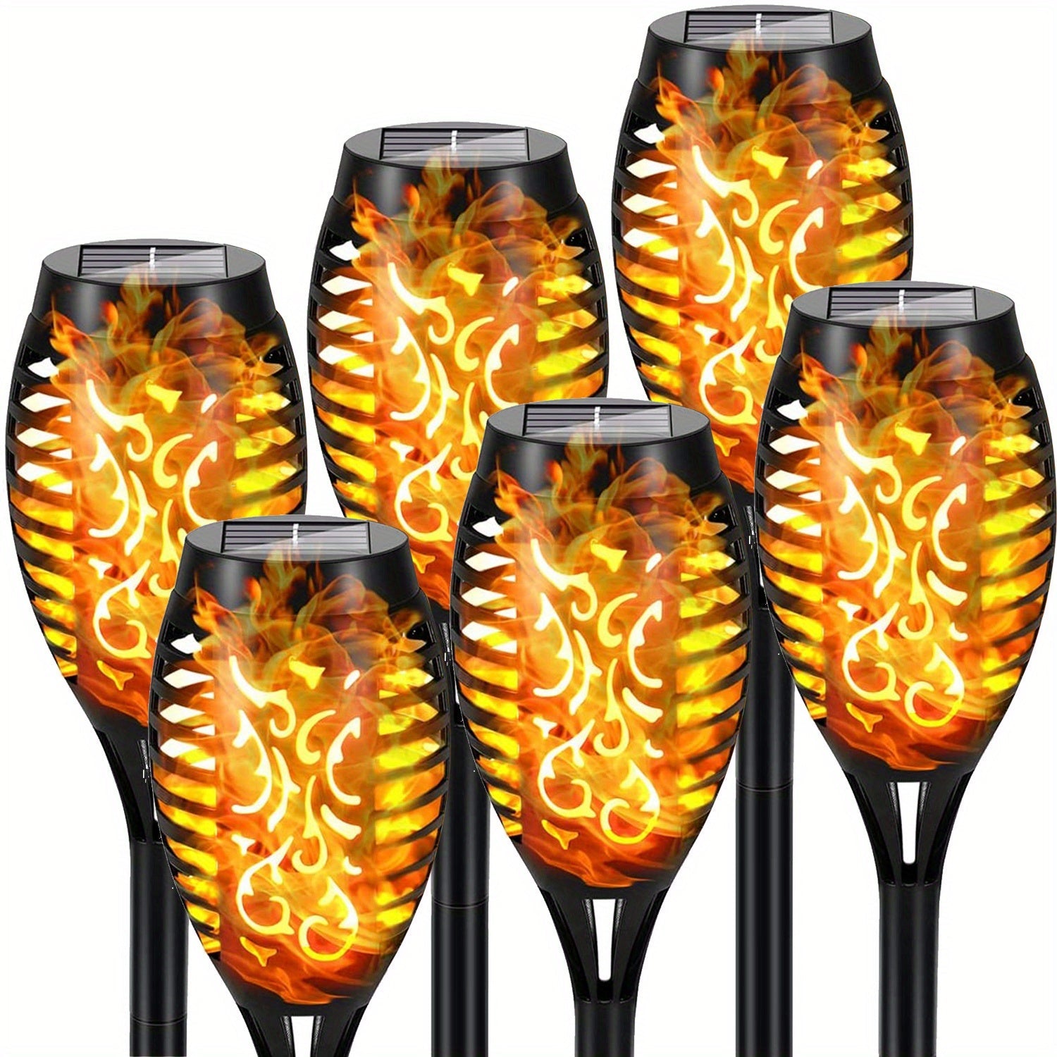 Lampe Torche LED Solaire Étanche - FireGlow