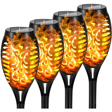 Lampe Torche LED Solaire Étanche - FireGlow